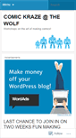 Mobile Screenshot of comickraze.wordpress.com