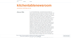 Desktop Screenshot of kitchentablenewsroom.wordpress.com