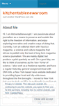 Mobile Screenshot of kitchentablenewsroom.wordpress.com