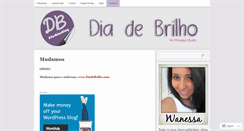 Desktop Screenshot of diadebrilho.wordpress.com