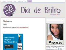 Tablet Screenshot of diadebrilho.wordpress.com