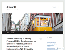 Tablet Screenshot of dhinesh23.wordpress.com