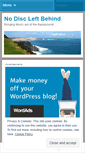 Mobile Screenshot of nodiscleftbehind.wordpress.com