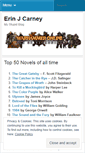 Mobile Screenshot of erinjcarney.wordpress.com