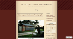 Desktop Screenshot of christadphotography.wordpress.com