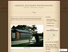 Tablet Screenshot of christadphotography.wordpress.com