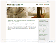 Tablet Screenshot of nomobbing.wordpress.com