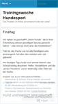 Mobile Screenshot of hundesportweixdorf.wordpress.com