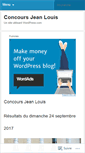 Mobile Screenshot of concoursjeanlouis.wordpress.com