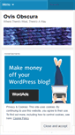 Mobile Screenshot of ovisobscura.wordpress.com