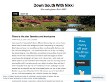 Tablet Screenshot of nikkinmiss.wordpress.com