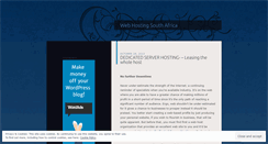 Desktop Screenshot of getwebhostingsouthafrica.wordpress.com