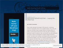 Tablet Screenshot of getwebhostingsouthafrica.wordpress.com