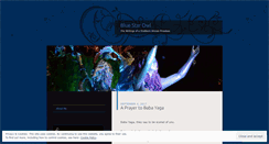 Desktop Screenshot of bluestarowl.wordpress.com