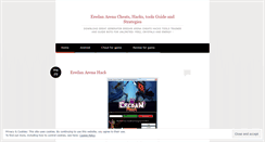 Desktop Screenshot of eredanarenacheats.wordpress.com