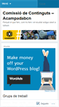 Mobile Screenshot of comissiocontingutsacampadabcn.wordpress.com