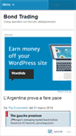 Mobile Screenshot of bondtrader.wordpress.com