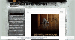 Desktop Screenshot of islamicduasandsupplications.wordpress.com