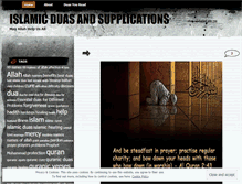 Tablet Screenshot of islamicduasandsupplications.wordpress.com