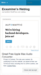 Mobile Screenshot of exxamine.wordpress.com