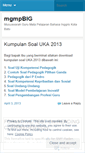 Mobile Screenshot of mgmpbig.wordpress.com
