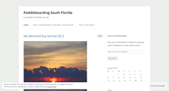 Desktop Screenshot of paddleboardsouthflorida.wordpress.com