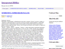 Tablet Screenshot of interpretaribiblice.wordpress.com
