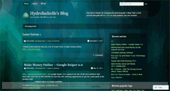 Desktop Screenshot of hydrofuelcells.wordpress.com