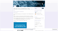 Desktop Screenshot of labviewrobotics.wordpress.com