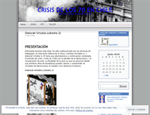 Tablet Screenshot of golpeopronunciamiento.wordpress.com