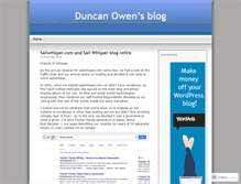 Tablet Screenshot of dduncanowen.wordpress.com