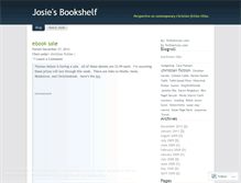 Tablet Screenshot of josiesbookshelf.wordpress.com