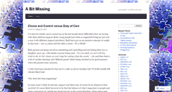 Desktop Screenshot of abitmissing.wordpress.com