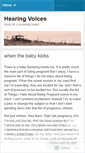 Mobile Screenshot of hearingvoices.wordpress.com