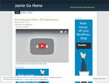 Tablet Screenshot of jamiegohome.wordpress.com