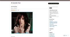 Desktop Screenshot of agenderfor.wordpress.com