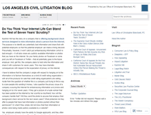 Tablet Screenshot of lacivillitigation.wordpress.com