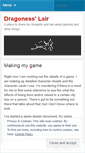 Mobile Screenshot of dragonesslair.wordpress.com