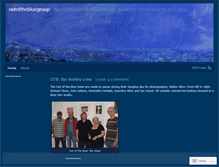 Tablet Screenshot of outofthebluegroup.wordpress.com