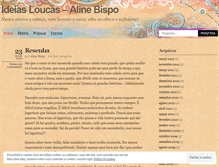 Tablet Screenshot of ideiasloucas.wordpress.com