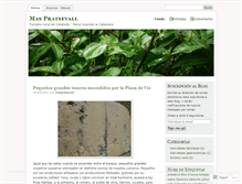 Tablet Screenshot of maspratsevall.wordpress.com