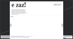 Desktop Screenshot of blogzaz.wordpress.com