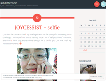Tablet Screenshot of iambittersweet.wordpress.com