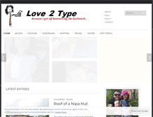 Tablet Screenshot of love2type.wordpress.com