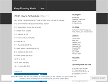 Tablet Screenshot of kevinrunsinsc.wordpress.com