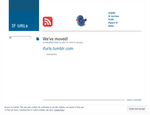 Tablet Screenshot of ifurls.wordpress.com
