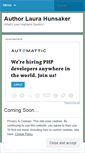 Mobile Screenshot of laurahunsaker.wordpress.com