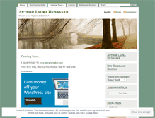 Tablet Screenshot of laurahunsaker.wordpress.com