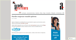 Desktop Screenshot of deescritura.wordpress.com
