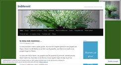 Desktop Screenshot of indiferentlianac.wordpress.com